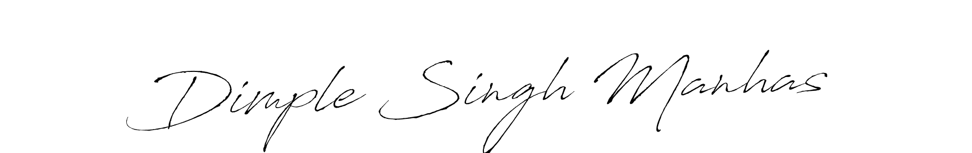 The best way (Antro_Vectra) to make a short signature is to pick only two or three words in your name. The name Dimple Singh Manhas include a total of six letters. For converting this name. Dimple Singh Manhas signature style 6 images and pictures png