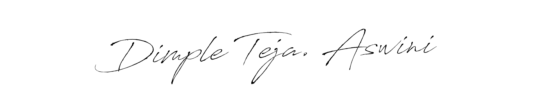 It looks lik you need a new signature style for name Dimple Teja. Aswini. Design unique handwritten (Antro_Vectra) signature with our free signature maker in just a few clicks. Dimple Teja. Aswini signature style 6 images and pictures png