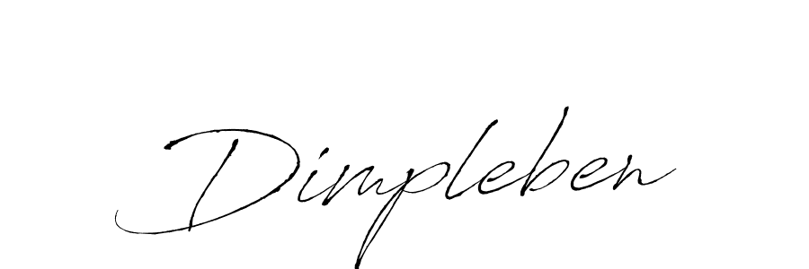 if you are searching for the best signature style for your name Dimpleben. so please give up your signature search. here we have designed multiple signature styles  using Antro_Vectra. Dimpleben signature style 6 images and pictures png