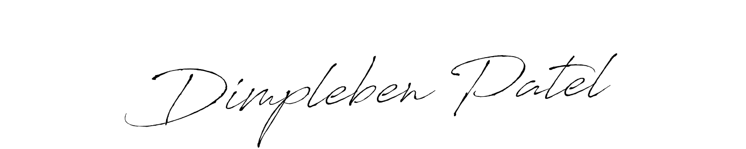 Also we have Dimpleben Patel name is the best signature style. Create professional handwritten signature collection using Antro_Vectra autograph style. Dimpleben Patel signature style 6 images and pictures png