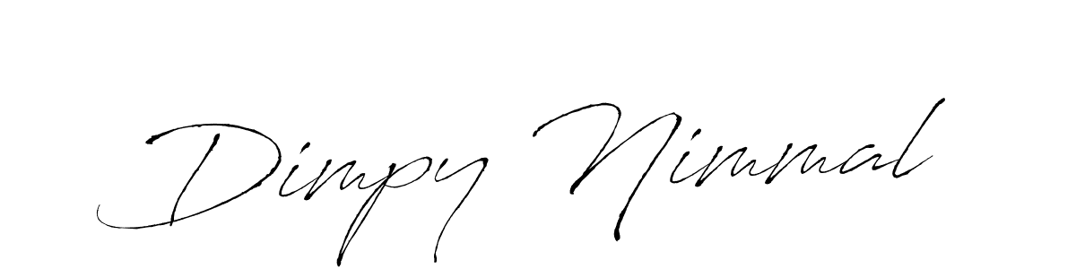 You should practise on your own different ways (Antro_Vectra) to write your name (Dimpy Nimmal) in signature. don't let someone else do it for you. Dimpy Nimmal signature style 6 images and pictures png