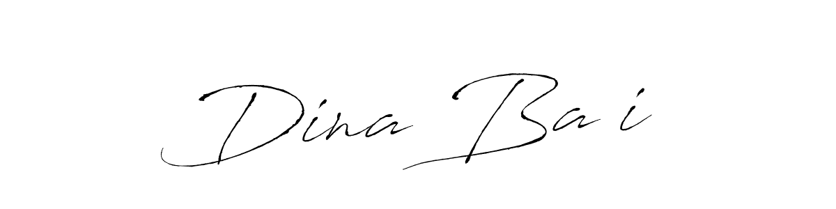 Use a signature maker to create a handwritten signature online. With this signature software, you can design (Antro_Vectra) your own signature for name Dina Bašić. Dina Bašić signature style 6 images and pictures png
