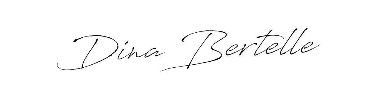 This is the best signature style for the Dina Bertelle name. Also you like these signature font (Antro_Vectra). Mix name signature. Dina Bertelle signature style 6 images and pictures png