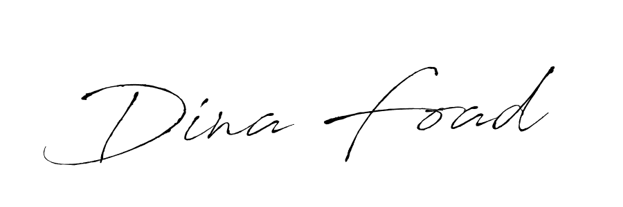 Create a beautiful signature design for name Dina Foad. With this signature (Antro_Vectra) fonts, you can make a handwritten signature for free. Dina Foad signature style 6 images and pictures png