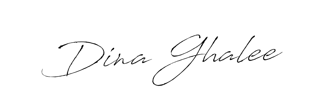 Antro_Vectra is a professional signature style that is perfect for those who want to add a touch of class to their signature. It is also a great choice for those who want to make their signature more unique. Get Dina Ghalee name to fancy signature for free. Dina Ghalee signature style 6 images and pictures png