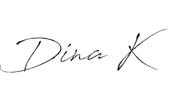 Once you've used our free online signature maker to create your best signature Antro_Vectra style, it's time to enjoy all of the benefits that Dina K name signing documents. Dina K signature style 6 images and pictures png