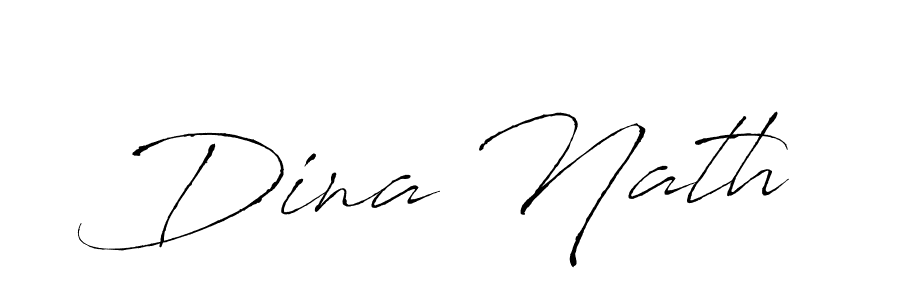 Dina Nath stylish signature style. Best Handwritten Sign (Antro_Vectra) for my name. Handwritten Signature Collection Ideas for my name Dina Nath. Dina Nath signature style 6 images and pictures png