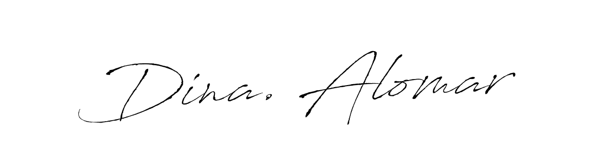 Design your own signature with our free online signature maker. With this signature software, you can create a handwritten (Antro_Vectra) signature for name Dina. Alomar. Dina. Alomar signature style 6 images and pictures png