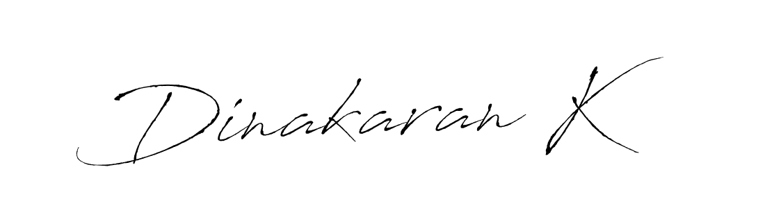 Create a beautiful signature design for name Dinakaran K. With this signature (Antro_Vectra) fonts, you can make a handwritten signature for free. Dinakaran K signature style 6 images and pictures png