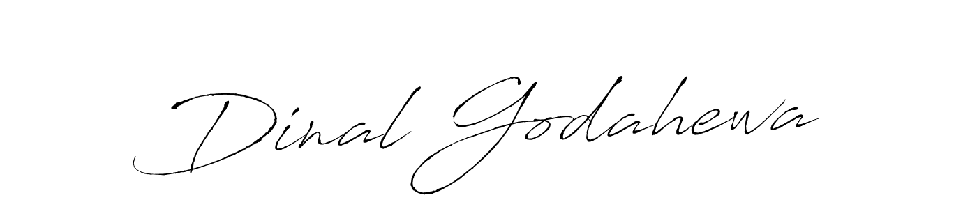 Make a beautiful signature design for name Dinal Godahewa. With this signature (Antro_Vectra) style, you can create a handwritten signature for free. Dinal Godahewa signature style 6 images and pictures png