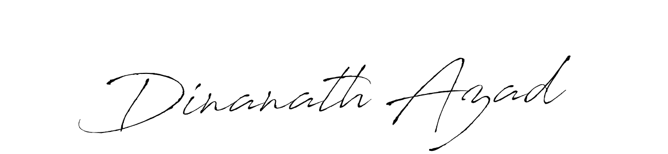 Create a beautiful signature design for name Dinanath Azad. With this signature (Antro_Vectra) fonts, you can make a handwritten signature for free. Dinanath Azad signature style 6 images and pictures png