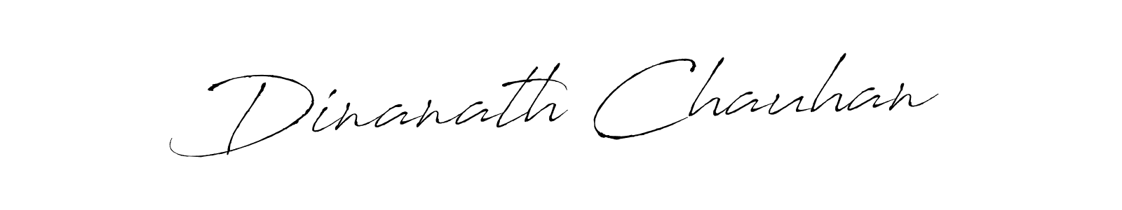 Create a beautiful signature design for name Dinanath Chauhan. With this signature (Antro_Vectra) fonts, you can make a handwritten signature for free. Dinanath Chauhan signature style 6 images and pictures png