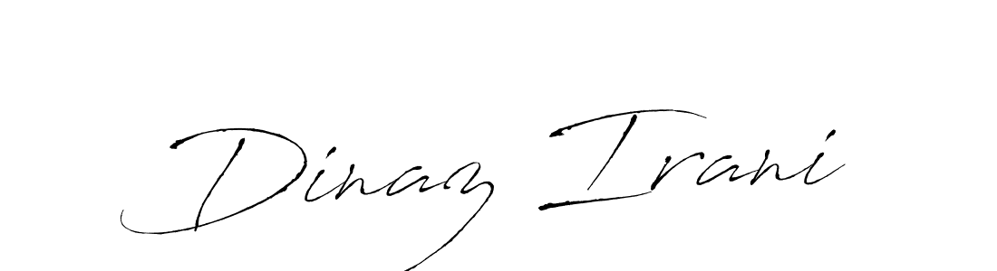 Design your own signature with our free online signature maker. With this signature software, you can create a handwritten (Antro_Vectra) signature for name Dinaz Irani. Dinaz Irani signature style 6 images and pictures png