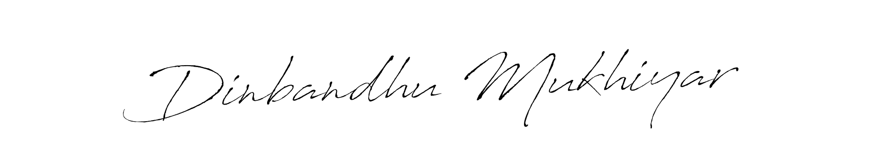 Make a beautiful signature design for name Dinbandhu Mukhiyar. With this signature (Antro_Vectra) style, you can create a handwritten signature for free. Dinbandhu Mukhiyar signature style 6 images and pictures png