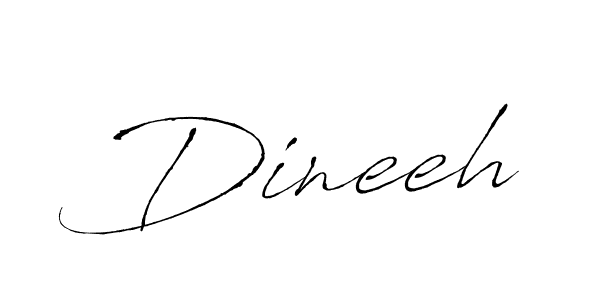 Make a beautiful signature design for name Dineeh. With this signature (Antro_Vectra) style, you can create a handwritten signature for free. Dineeh signature style 6 images and pictures png