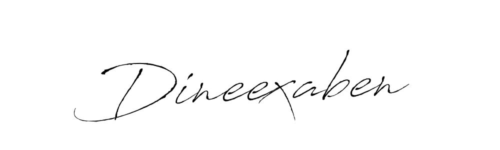 Dineexaben stylish signature style. Best Handwritten Sign (Antro_Vectra) for my name. Handwritten Signature Collection Ideas for my name Dineexaben. Dineexaben signature style 6 images and pictures png