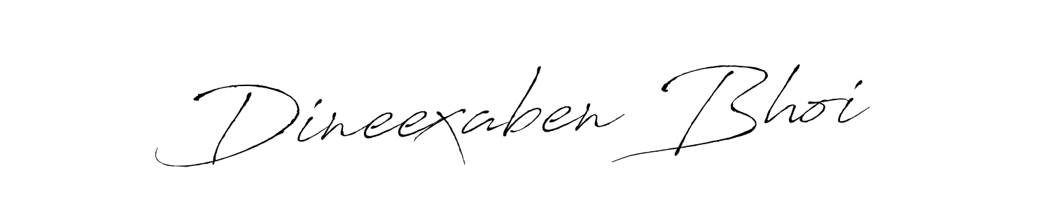 The best way (Antro_Vectra) to make a short signature is to pick only two or three words in your name. The name Dineexaben Bhoi include a total of six letters. For converting this name. Dineexaben Bhoi signature style 6 images and pictures png