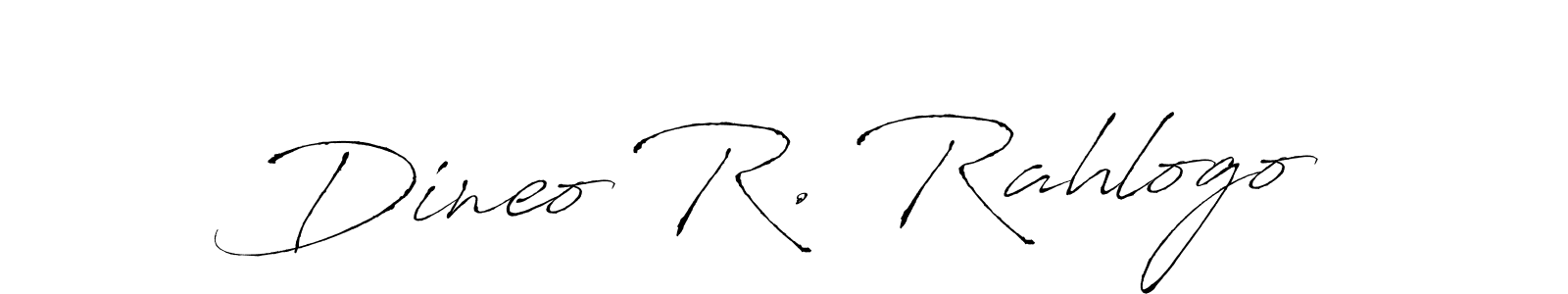 Also we have Dineo R. Rahlogo name is the best signature style. Create professional handwritten signature collection using Antro_Vectra autograph style. Dineo R. Rahlogo signature style 6 images and pictures png