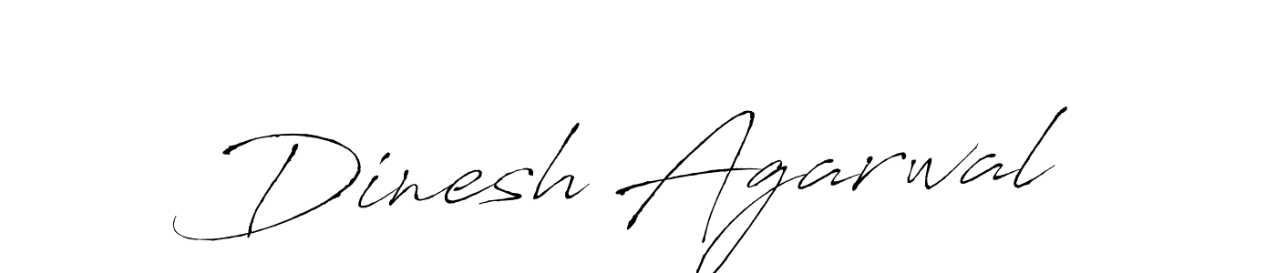 Make a beautiful signature design for name Dinesh Agarwal. With this signature (Antro_Vectra) style, you can create a handwritten signature for free. Dinesh Agarwal signature style 6 images and pictures png