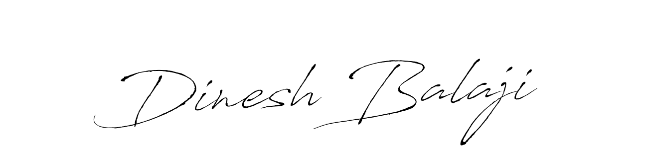 Make a beautiful signature design for name Dinesh Balaji. With this signature (Antro_Vectra) style, you can create a handwritten signature for free. Dinesh Balaji signature style 6 images and pictures png