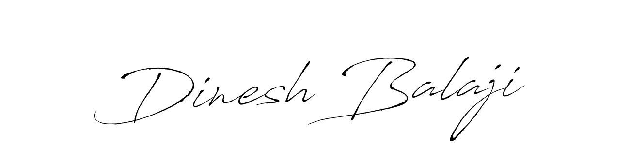 Make a beautiful signature design for name Dinesh Balaji. With this signature (Antro_Vectra) style, you can create a handwritten signature for free. Dinesh Balaji signature style 6 images and pictures png