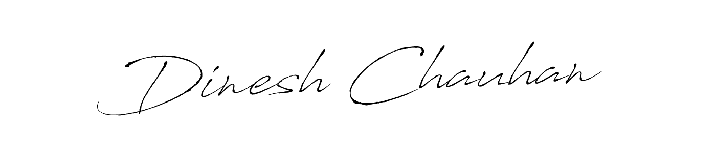 Design your own signature with our free online signature maker. With this signature software, you can create a handwritten (Antro_Vectra) signature for name Dinesh Chauhan. Dinesh Chauhan signature style 6 images and pictures png