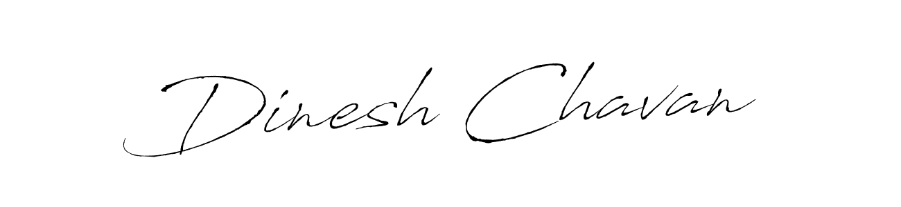 Design your own signature with our free online signature maker. With this signature software, you can create a handwritten (Antro_Vectra) signature for name Dinesh Chavan. Dinesh Chavan signature style 6 images and pictures png