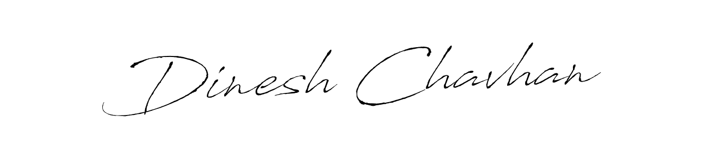 How to make Dinesh Chavhan name signature. Use Antro_Vectra style for creating short signs online. This is the latest handwritten sign. Dinesh Chavhan signature style 6 images and pictures png