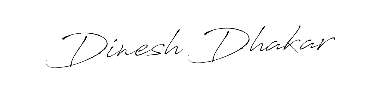 Use a signature maker to create a handwritten signature online. With this signature software, you can design (Antro_Vectra) your own signature for name Dinesh Dhakar. Dinesh Dhakar signature style 6 images and pictures png