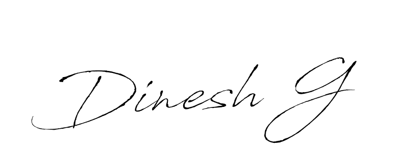 Also we have Dinesh G name is the best signature style. Create professional handwritten signature collection using Antro_Vectra autograph style. Dinesh G signature style 6 images and pictures png