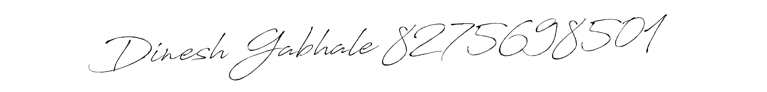 Once you've used our free online signature maker to create your best signature Antro_Vectra style, it's time to enjoy all of the benefits that Dinesh Gabhale 8275698501 name signing documents. Dinesh Gabhale 8275698501 signature style 6 images and pictures png