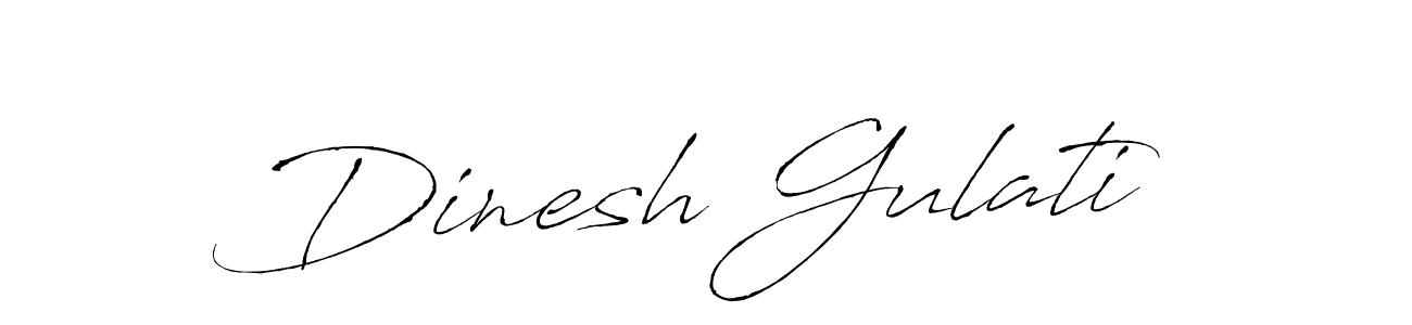 Use a signature maker to create a handwritten signature online. With this signature software, you can design (Antro_Vectra) your own signature for name Dinesh Gulati. Dinesh Gulati signature style 6 images and pictures png