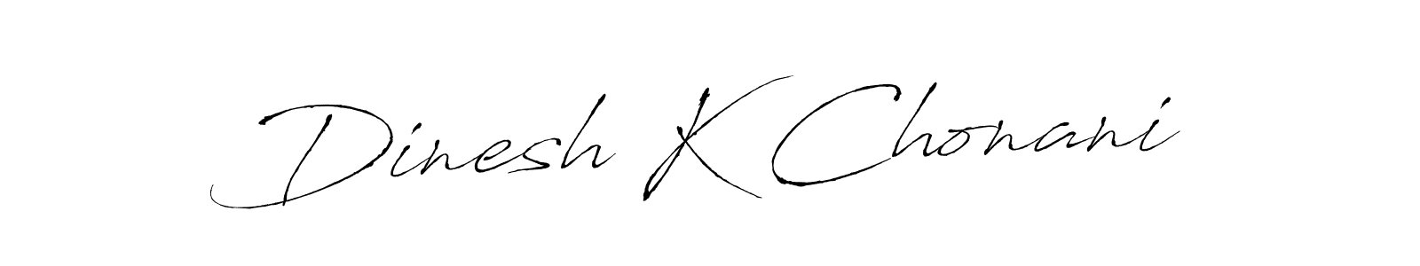 The best way (Antro_Vectra) to make a short signature is to pick only two or three words in your name. The name Dinesh K Chonani include a total of six letters. For converting this name. Dinesh K Chonani signature style 6 images and pictures png