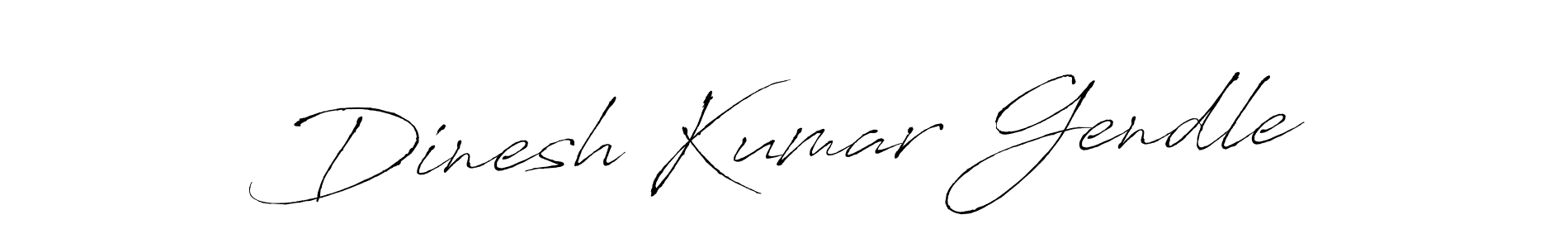 Make a short Dinesh Kumar Gendle signature style. Manage your documents anywhere anytime using Antro_Vectra. Create and add eSignatures, submit forms, share and send files easily. Dinesh Kumar Gendle signature style 6 images and pictures png