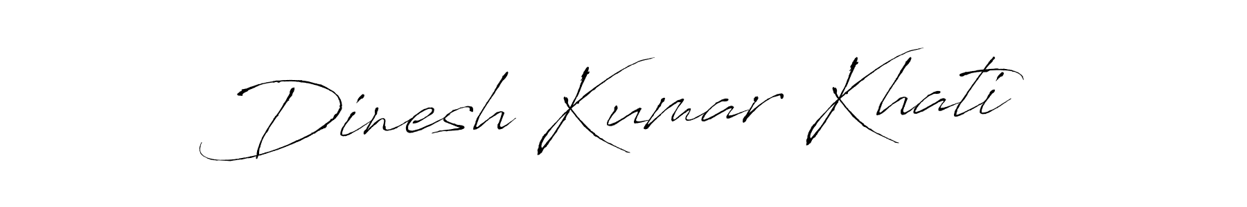 The best way (Antro_Vectra) to make a short signature is to pick only two or three words in your name. The name Dinesh Kumar Khati include a total of six letters. For converting this name. Dinesh Kumar Khati signature style 6 images and pictures png
