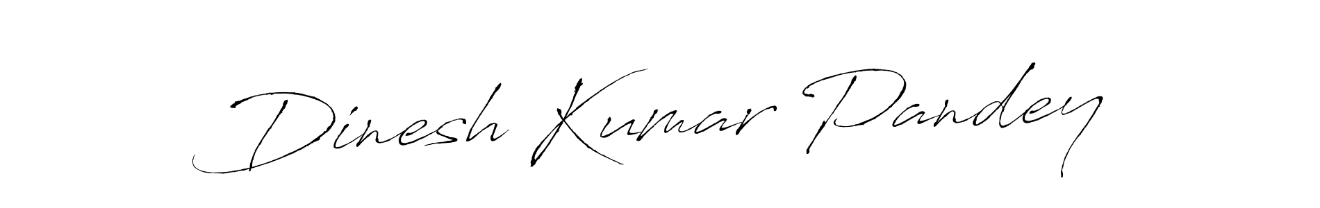 How to make Dinesh Kumar Pandey signature? Antro_Vectra is a professional autograph style. Create handwritten signature for Dinesh Kumar Pandey name. Dinesh Kumar Pandey signature style 6 images and pictures png