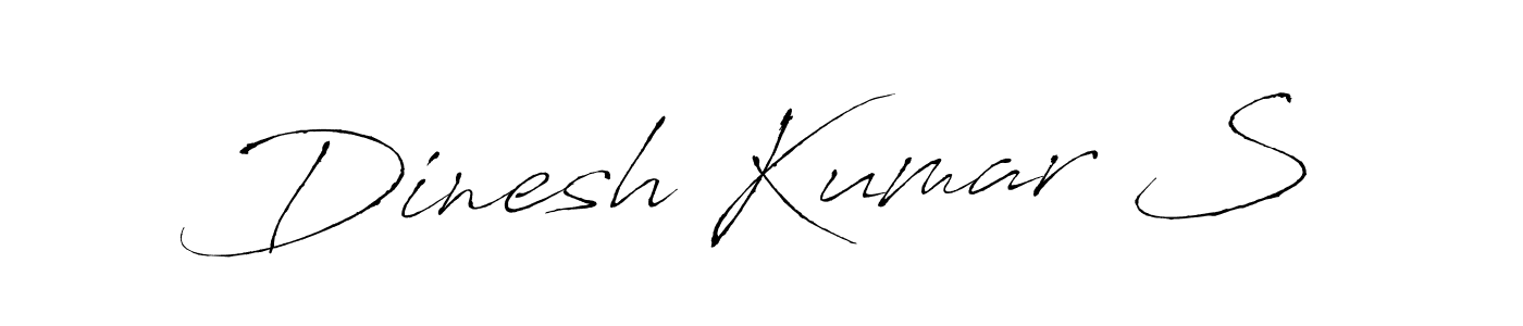 This is the best signature style for the Dinesh Kumar S name. Also you like these signature font (Antro_Vectra). Mix name signature. Dinesh Kumar S signature style 6 images and pictures png