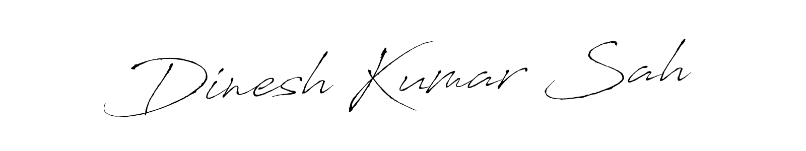 Antro_Vectra is a professional signature style that is perfect for those who want to add a touch of class to their signature. It is also a great choice for those who want to make their signature more unique. Get Dinesh Kumar Sah name to fancy signature for free. Dinesh Kumar Sah signature style 6 images and pictures png