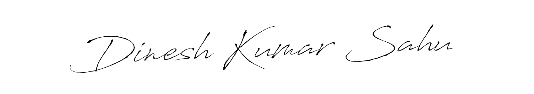 Make a beautiful signature design for name Dinesh Kumar Sahu. With this signature (Antro_Vectra) style, you can create a handwritten signature for free. Dinesh Kumar Sahu signature style 6 images and pictures png