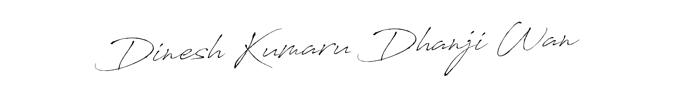 Design your own signature with our free online signature maker. With this signature software, you can create a handwritten (Antro_Vectra) signature for name Dinesh Kumaru Dhanji Wan. Dinesh Kumaru Dhanji Wan signature style 6 images and pictures png