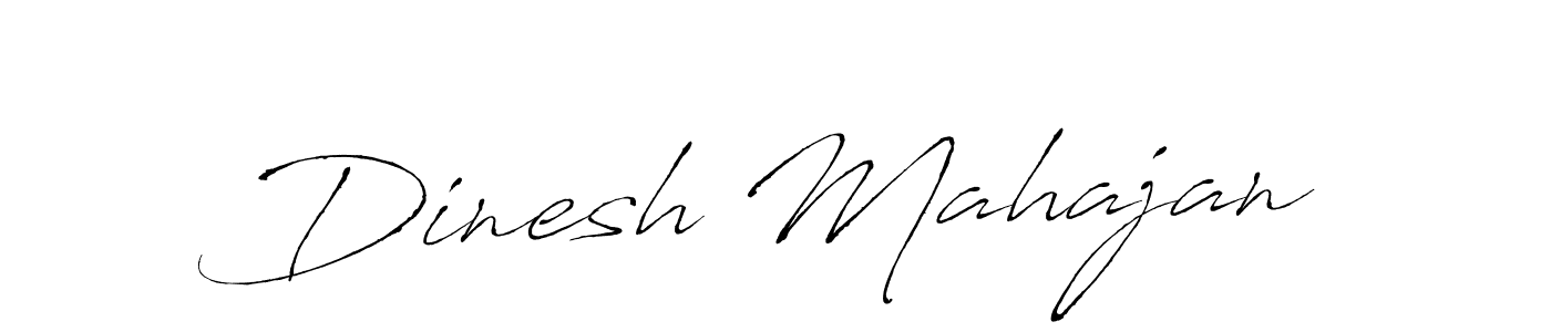 How to make Dinesh Mahajan name signature. Use Antro_Vectra style for creating short signs online. This is the latest handwritten sign. Dinesh Mahajan signature style 6 images and pictures png