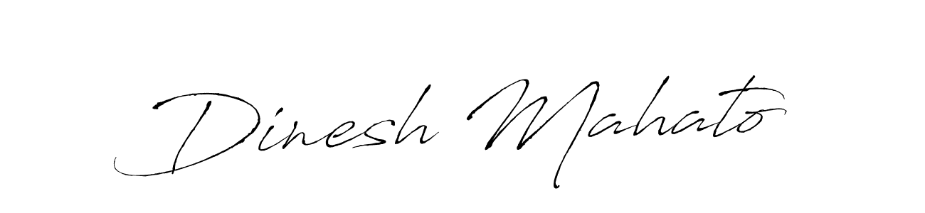 Create a beautiful signature design for name Dinesh Mahato. With this signature (Antro_Vectra) fonts, you can make a handwritten signature for free. Dinesh Mahato signature style 6 images and pictures png