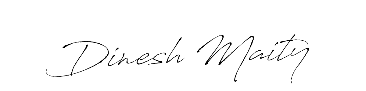 How to make Dinesh Maity signature? Antro_Vectra is a professional autograph style. Create handwritten signature for Dinesh Maity name. Dinesh Maity signature style 6 images and pictures png