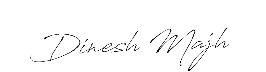 Also we have Dinesh Majh name is the best signature style. Create professional handwritten signature collection using Antro_Vectra autograph style. Dinesh Majh signature style 6 images and pictures png