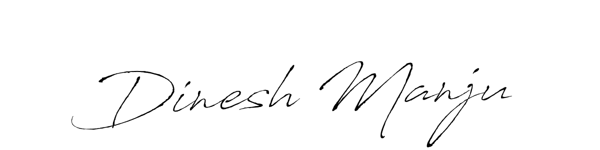 Create a beautiful signature design for name Dinesh Manju. With this signature (Antro_Vectra) fonts, you can make a handwritten signature for free. Dinesh Manju signature style 6 images and pictures png