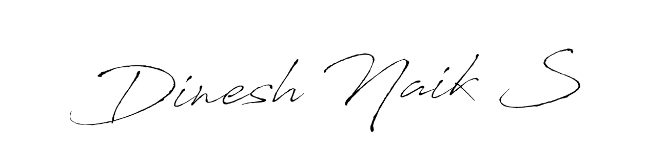 It looks lik you need a new signature style for name Dinesh Naik S. Design unique handwritten (Antro_Vectra) signature with our free signature maker in just a few clicks. Dinesh Naik S signature style 6 images and pictures png