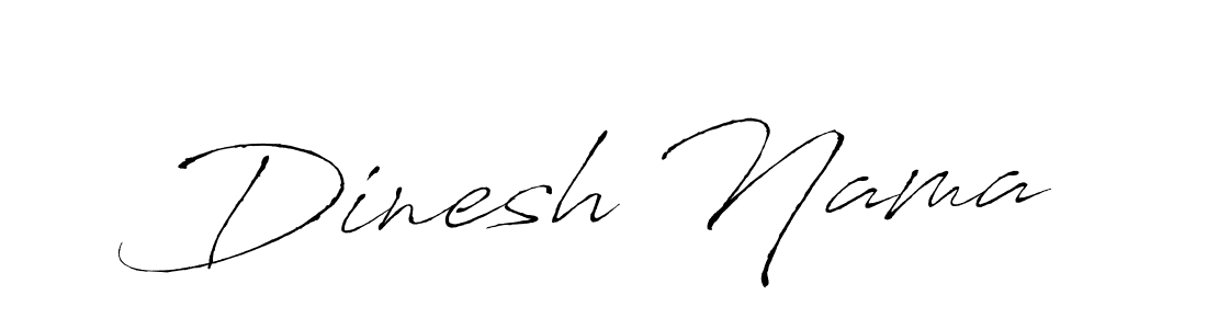 Make a beautiful signature design for name Dinesh Nama. With this signature (Antro_Vectra) style, you can create a handwritten signature for free. Dinesh Nama signature style 6 images and pictures png