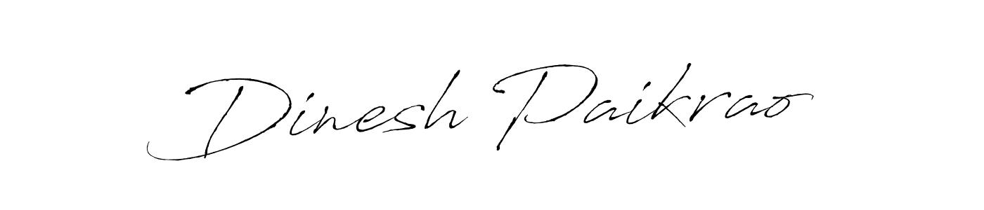 Once you've used our free online signature maker to create your best signature Antro_Vectra style, it's time to enjoy all of the benefits that Dinesh Paikrao name signing documents. Dinesh Paikrao signature style 6 images and pictures png