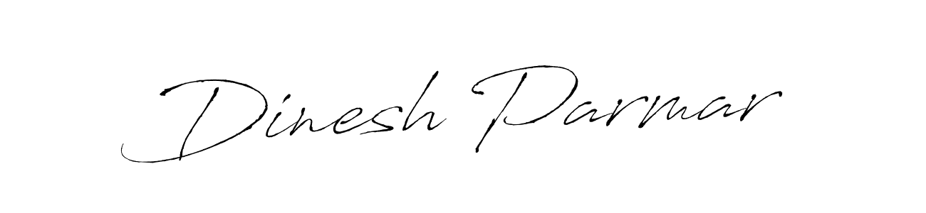 The best way (Antro_Vectra) to make a short signature is to pick only two or three words in your name. The name Dinesh Parmar include a total of six letters. For converting this name. Dinesh Parmar signature style 6 images and pictures png