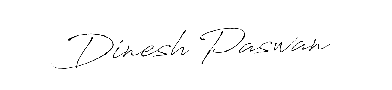 How to make Dinesh Paswan name signature. Use Antro_Vectra style for creating short signs online. This is the latest handwritten sign. Dinesh Paswan signature style 6 images and pictures png